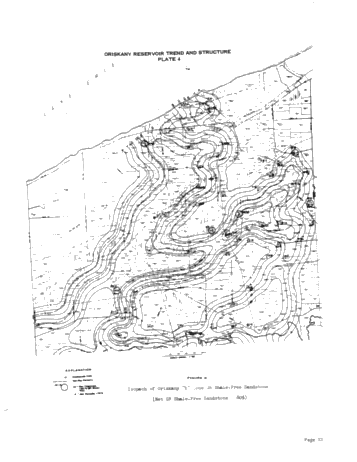 Medina and Oriskany Production Along the Shore of Lake Erie, Pierce Field, Erie County, Pennsylvania Page 33