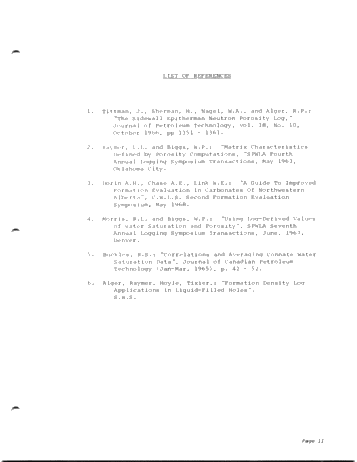 Synergetic Logging Techniques Page 11