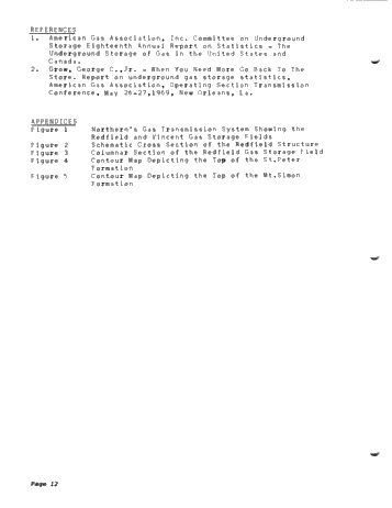 Development and Operation of Northern Natural's Aquifer Gas Storage Reservoirs Page 12