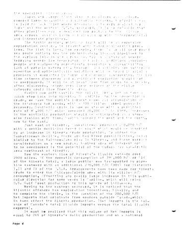 Potential Energy Resources of Alberta and its Strategic Position Within the Circular Mosaic Page 4
