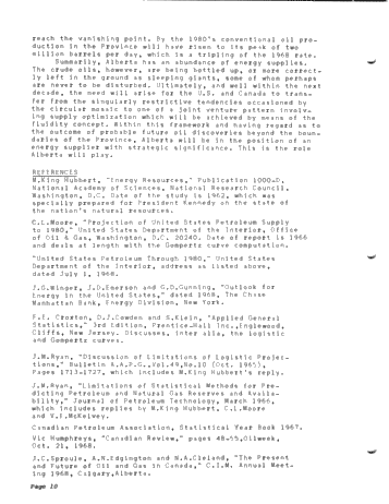 Potential Energy Resources of Alberta and its Strategic Position Within the Circular Mosaic Page 10