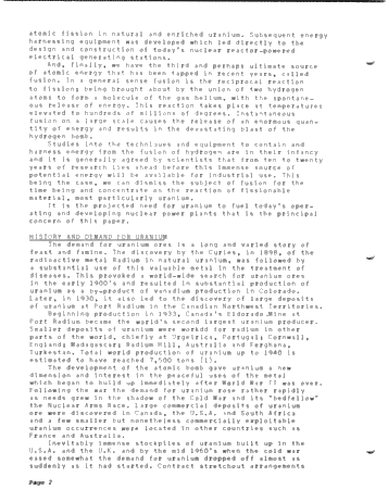 Uranium Exploration - Where Now - Where Next? Page 2