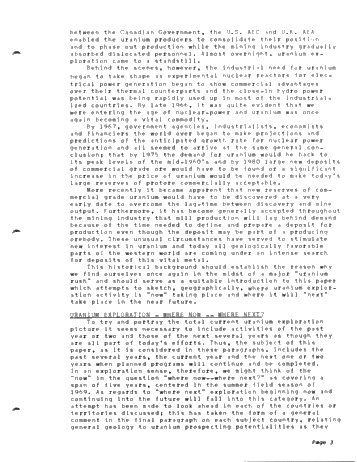 Uranium Exploration - Where Now - Where Next? Page 3