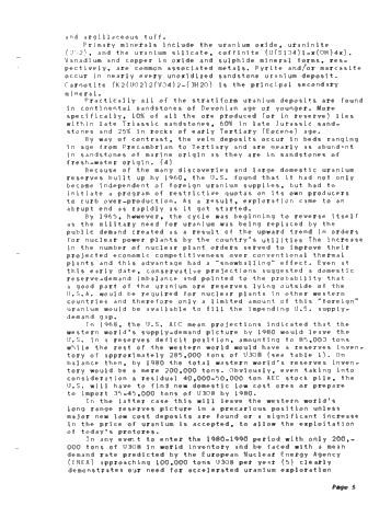 Uranium Exploration - Where Now - Where Next? Page 5