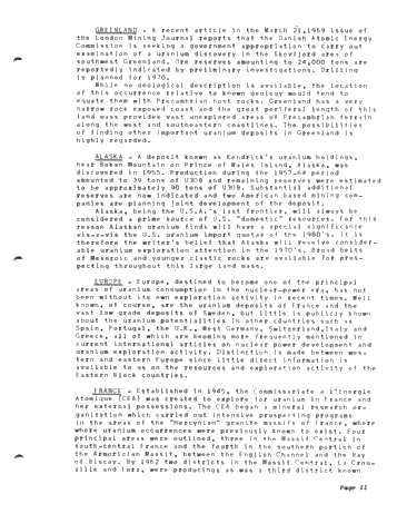 Uranium Exploration - Where Now - Where Next? Page 11