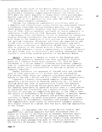 Uranium Exploration - Where Now - Where Next? Page 12