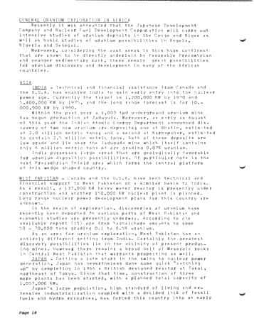 Uranium Exploration - Where Now - Where Next? Page 18