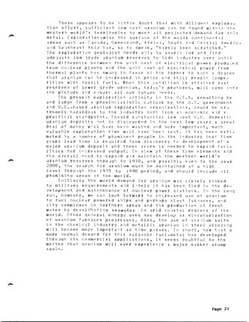 Uranium Exploration - Where Now - Where Next? Page 23