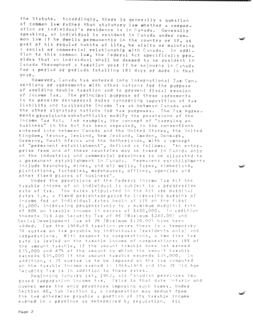 Financing Canadian Drilling With U.S. Funds Page 2