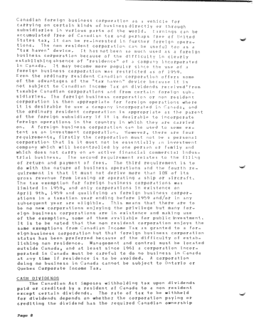 Financing Canadian Drilling With U.S. Funds Page 8
