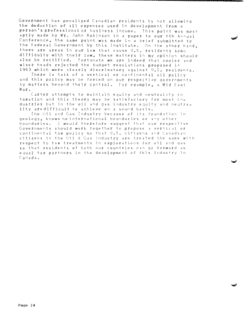 Financing Canadian Drilling With U.S. Funds Page 14