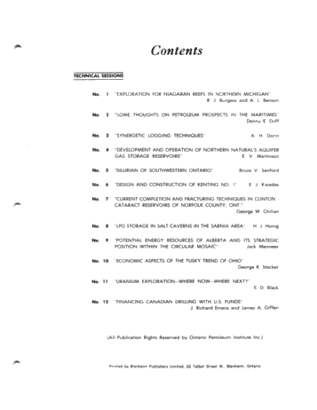 Eighth Annual Conference Page 1
