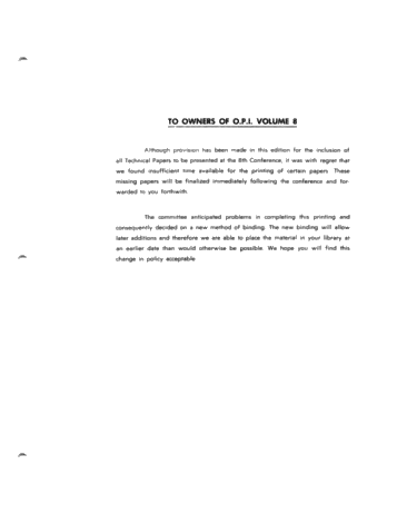Eighth Annual Conference Page 1