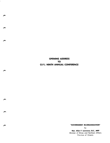 Government Reorganization Page 1