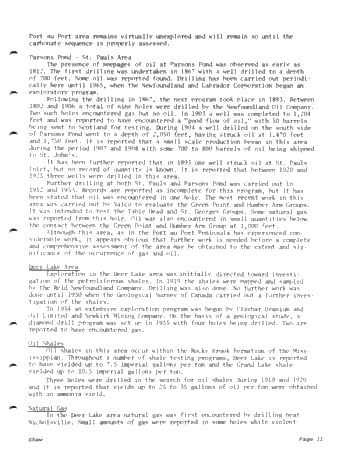 Petroleum Potential in the Maritime Region of Canada Page 11