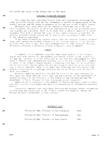 Petroleum Potential in the Maritime Region of Canada Page 13