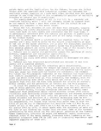 L.N.G. - Its Place Within the North American Energy Picture Page 4