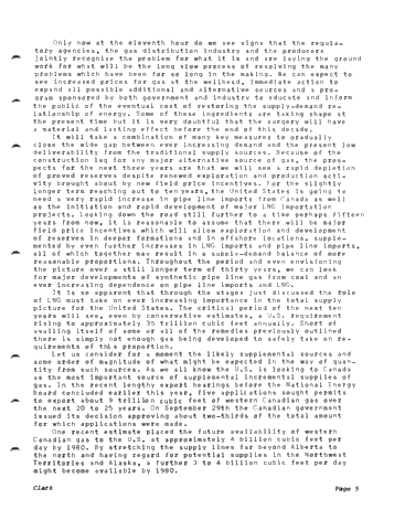 L.N.G. - Its Place Within the North American Energy Picture Page 5