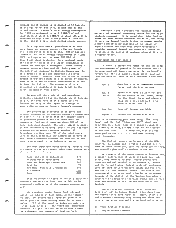 Canadian Oil Security and the Impact of Supply Disruptions Page 5