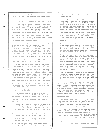 Canadian Oil Security and the Impact of Supply Disruptions Page 13