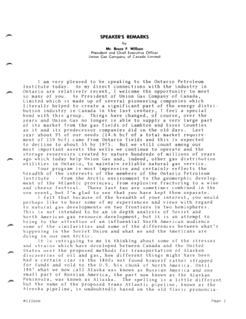 Speaker's Remarks Page 1