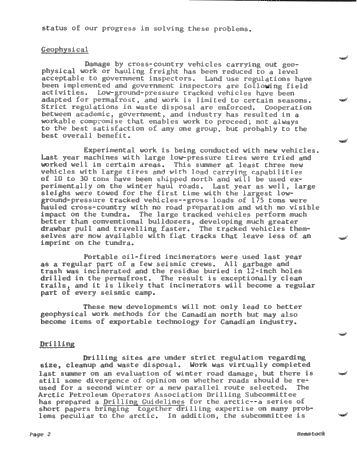 Petroleum Industry Problems and Environment Protection in The Arctic Page 2
