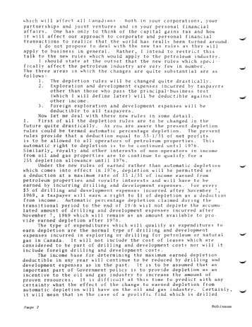 Tax Reform and the Petroleum Industry Page 2