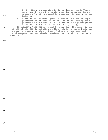 Tax Reform and the Petroleum Industry Page 5