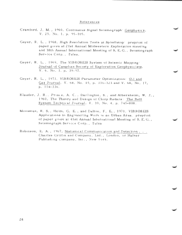 Vibroseis Exploration Techniques Page 28
