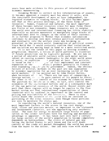 World Energy Resources - Their Sovereignty and Distribution Page 4