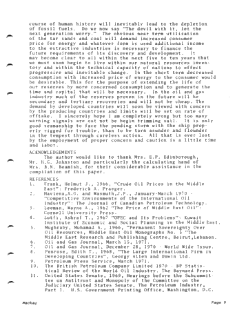 World Energy Resources - Their Sovereignty and Distribution Page 9