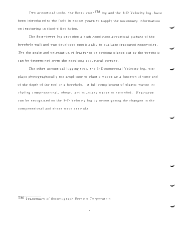 Fracture Investigations by Logging Methods Page 4