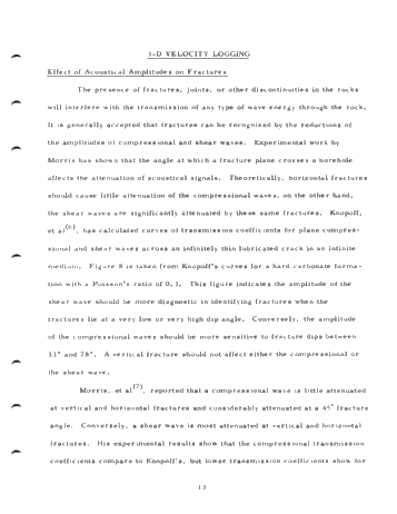 Fracture Investigations by Logging Methods Page 15
