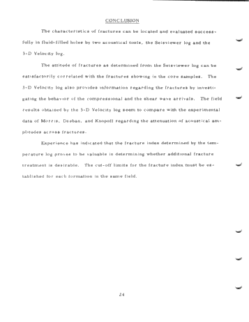 Fracture Investigations by Logging Methods Page 26