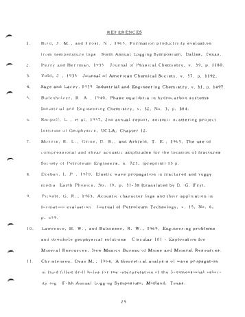 Fracture Investigations by Logging Methods Page 27