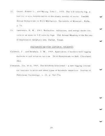 Fracture Investigations by Logging Methods Page 28