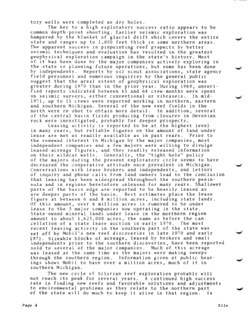 Silurian Reef Exploration in Michigan Page 4