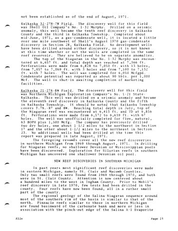 Silurian Reef Exploration in Michigan Page 15