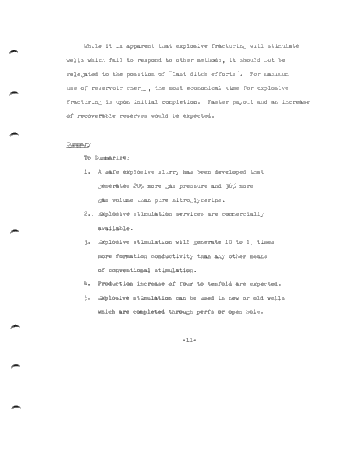 Explosive Well Stimulation Page 11