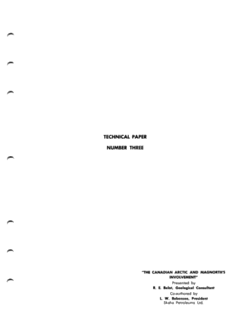 The Canadian Arctic and Magnorth's Involvement Page 1