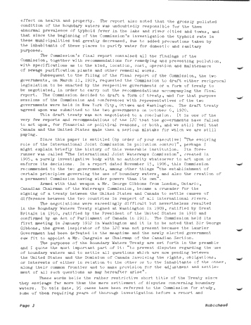 Evolving Role of the International Joint Commission in Pollution Control Page 2