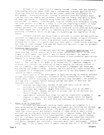 Potential Applications of Remote Sensing Sensing in the Oil Industry Page 4
