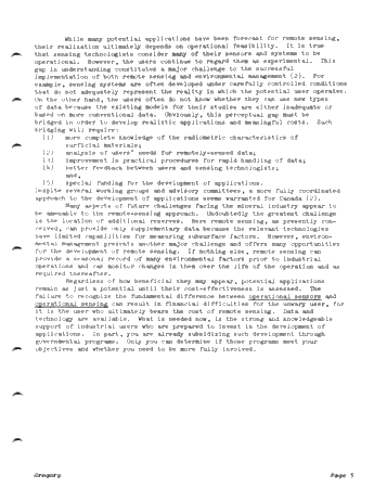 Potential Applications of Remote Sensing Sensing in the Oil Industry Page 5