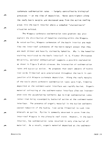 Reciprocal Deposition Within Niagara and Early Cayugans Carbonates and Evaporates Northern Michigan Basin Page 19