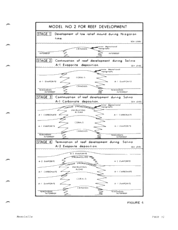 Reciprocal Deposition Within Niagara and Early Cayugans Carbonates and Evaporates Northern Michigan Basin Page 31