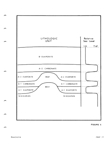 Reciprocal Deposition Within Niagara and Early Cayugans Carbonates and Evaporates Northern Michigan Basin Page 33
