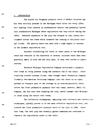 Niagaran Pinnacle Reefs in Michigan Page 5