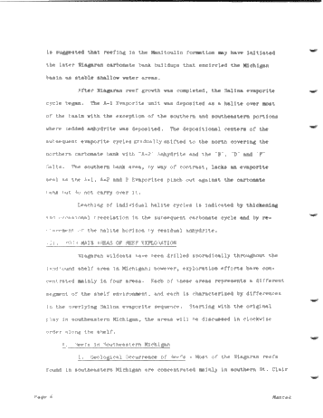 Niagaran Pinnacle Reefs in Michigan Page 10