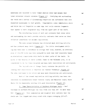 Niagaran Pinnacle Reefs in Michigan Page 24