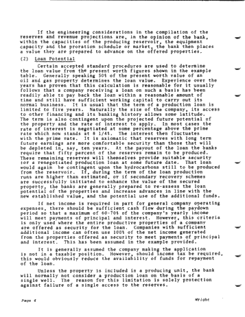 Bank Financing in the Petroleum Industry Page 4